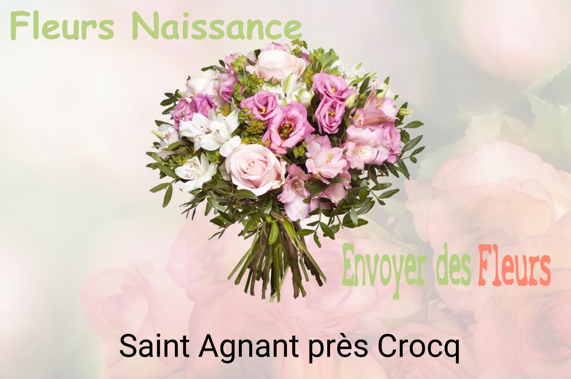 Bouquet de fleurs de naissance livré à Saint-Agnant-près-Crocq
